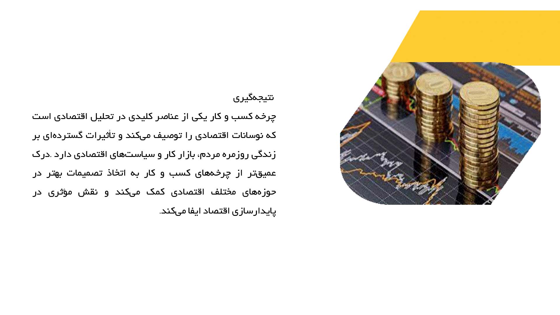 پاورپوینت در مورد چرخه کسب و کار در اقتصاد
